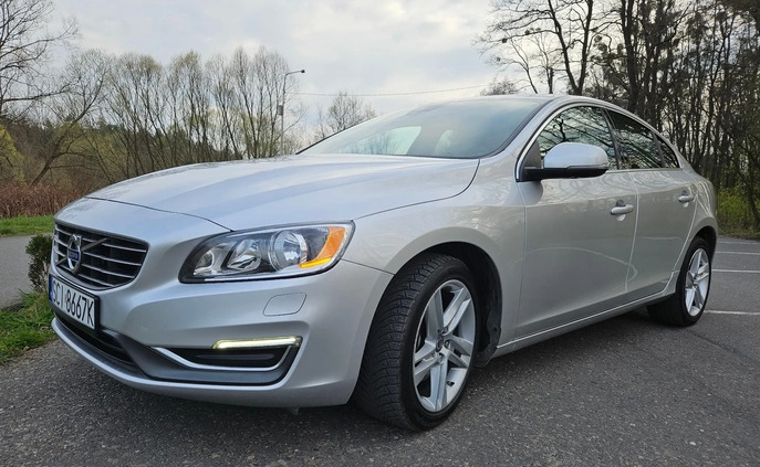 Volvo S60 cena 53505 przebieg: 143680, rok produkcji 2014 z Skoczów małe 232